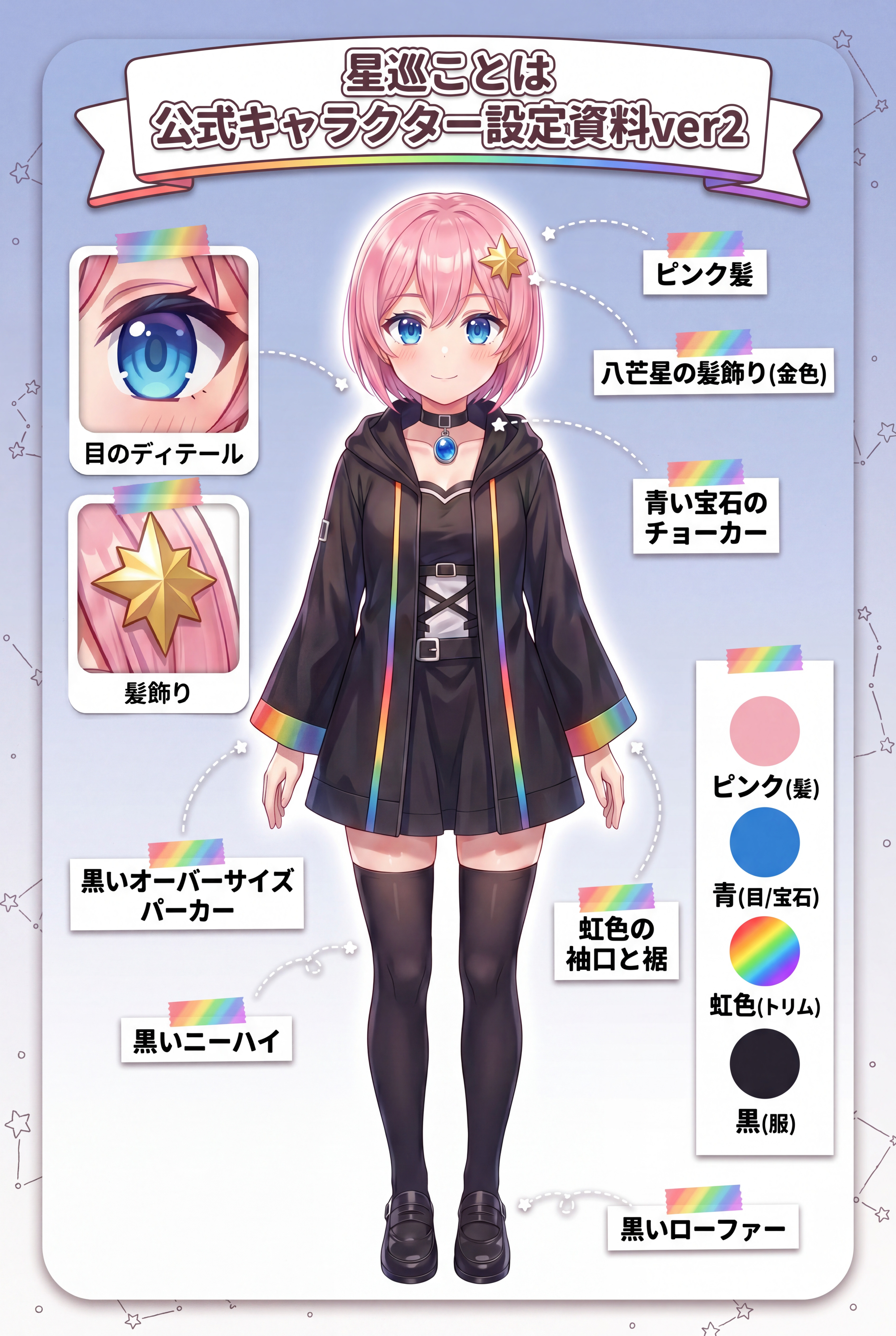 星巡ことは - 設定資料